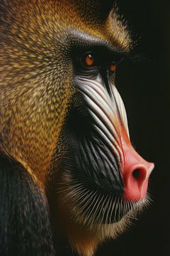 Mandril van Poster Art Shop
