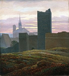 Carl Gustav Carus.Blick auf den Kaiserpalast