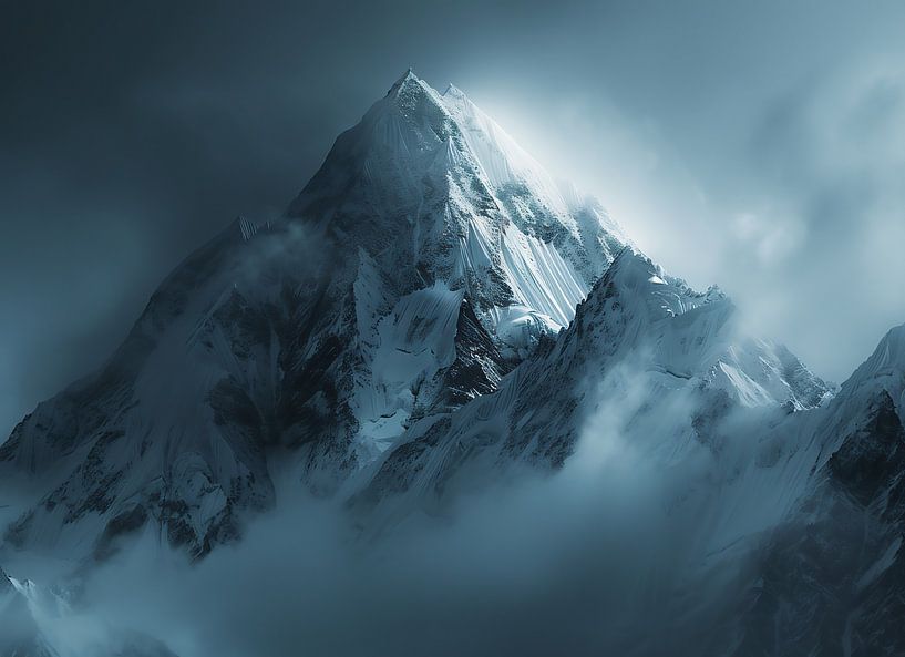 IJzige schoonheid in het licht van fernlichtsicht