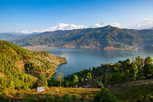 Der Himalaya mit dem Annapurna