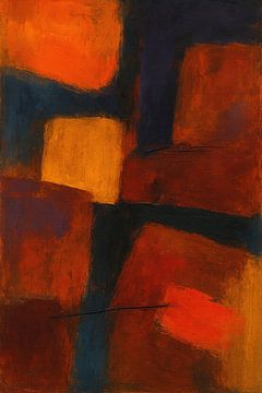 Abstract Schaduwen van Vuur van Moonheart Artworks