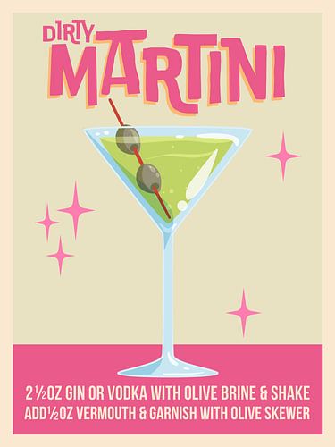 Klassischer Dirty Martini