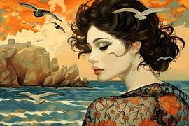 Visionen einer Meeresgöttin im Jugendstil