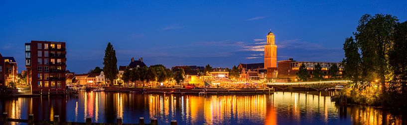 Zwolle summer evening in the city panorama by Sjoerd van der Wal Photography