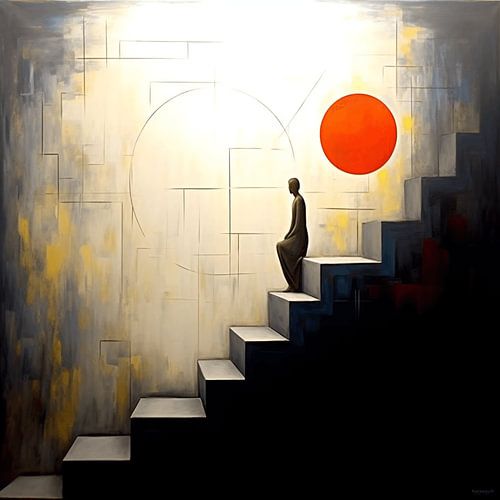 descending step by step