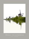 Windmills at the canal of Kinderdijk by Dirk H. Wendt thumbnail