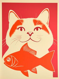 Die Rote Katze träumt vom Goldfisch