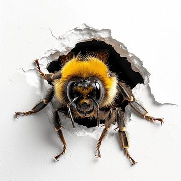 Bij uit de muur van TheXclusive Art