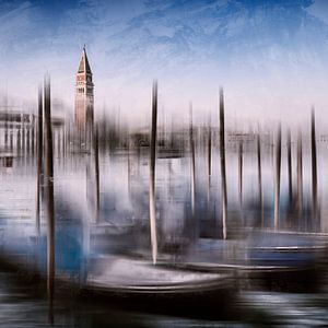Digital-Art VENEDIG Markusturm & Canal Grande
