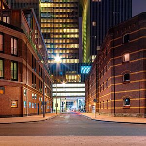 Die Straßen in Kop van Zuid (Rotterdam, NL) von Martijn