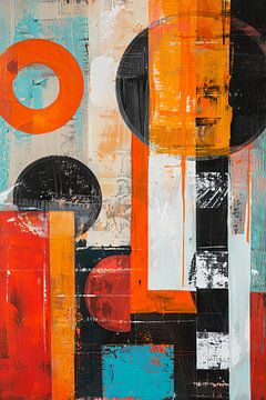 Kleurrijke geometrie van Poster Art Shop
