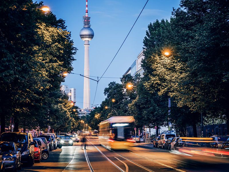 Berlin – Oranienburger Strasse / Fernsehturm von Alexander Voss