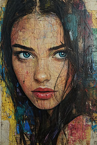 Mädchen mit blauen Augen