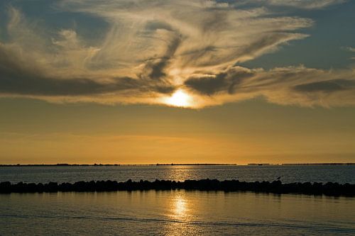 Sonnenuntergang auf der Grevelingen