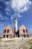 De vuurtoren op klein curaçao