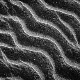 Sandkräuselungen am Strand von Olaf Oudendijk