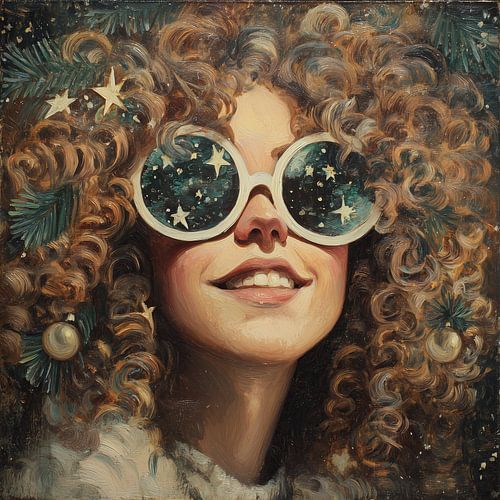 Glasses Full of Stars And Pines by ARTEO Paintings
