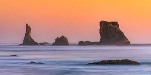 Sonnenuntergang am Strand von Bandon, Oregon