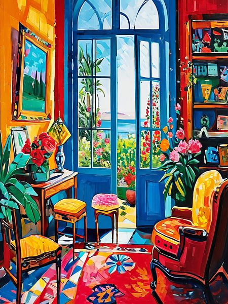Zimmer mit Aussicht Stil Henri Matisse von TOAN TRAN