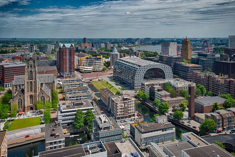 From the top of Rotterdam par Dick van der Wilt