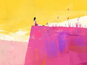 Kunst schilderij  met mensje van ARTEO Schilderijen thumbnail