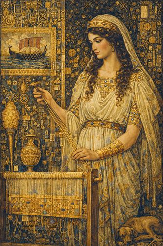 Penelope, schilderij uit de Griekse mythologie.