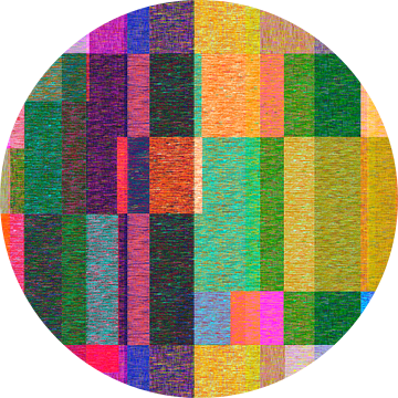 Geometrisch kleurenabstract van Corinne Welp