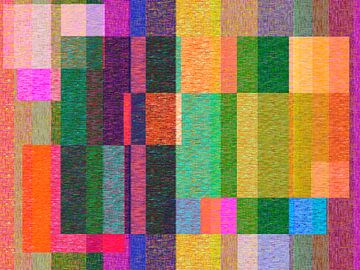 Geometrisch kleurenabstract by Corinne Welp