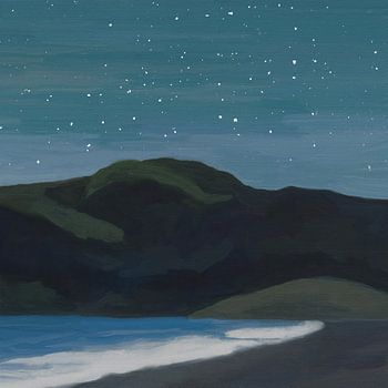 Landscape a Starry Night 2