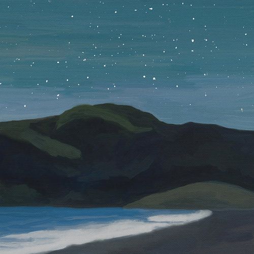 Paysage d'une nuit étoilée 2