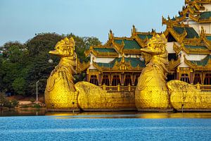 Die königliche Barke in Yangon