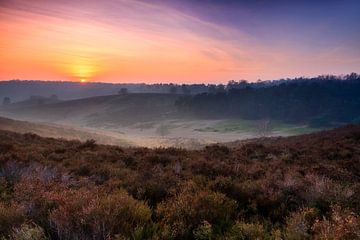 Posbank zonsopkomst in de winter sur Dennis van de Water