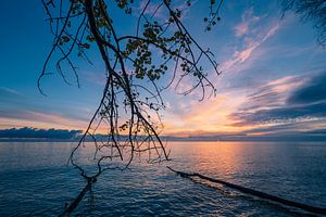 Ostseeküste auf der Insel Moen in Dänemark