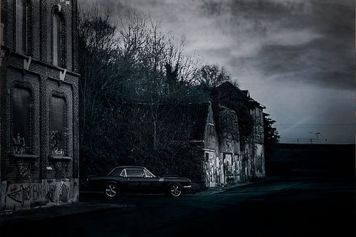 The last drive in Doel Belgie