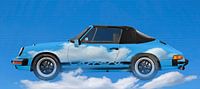 Porsche 911 Carrera  3.2 Cabrio in the clouds von aRi F. Huber Miniaturansicht