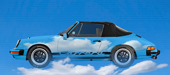 Porsche 911 3.2 Carrera Cabriolet dans les nuages