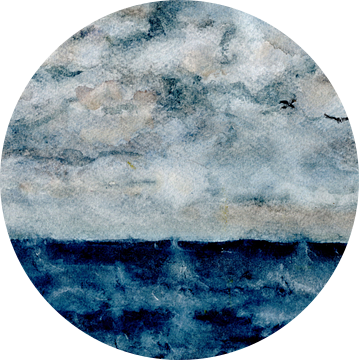 stormachtige zee van Sandra Steinke