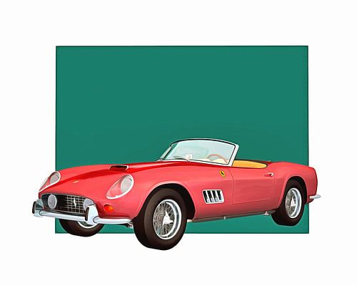 Classic car –  Oldtimer Ferrari 250GT Spider California