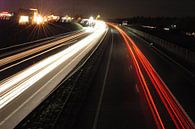 Autobahn bei Nacht von Patricia Verbruggen Miniaturansicht
