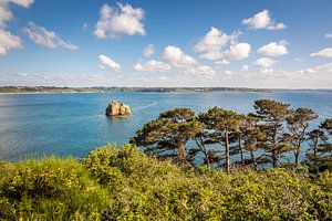 Abendstimmung in der Bucht beim Pointe de Bihit, Trébeurden, Bretagne