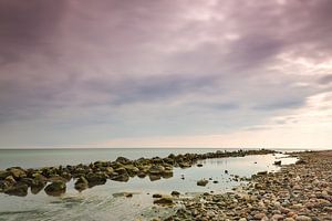 Buhnen an der Küste der Ostsee