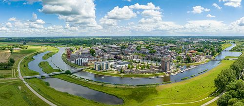 Hardenberg vue aérienne panoramique sur la ville au bord du