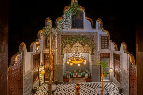 Interior of a Riad in Fez