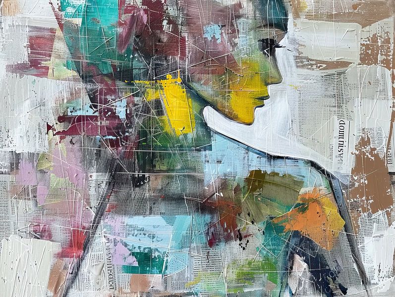 Woman Portrait by Eye catching paintings