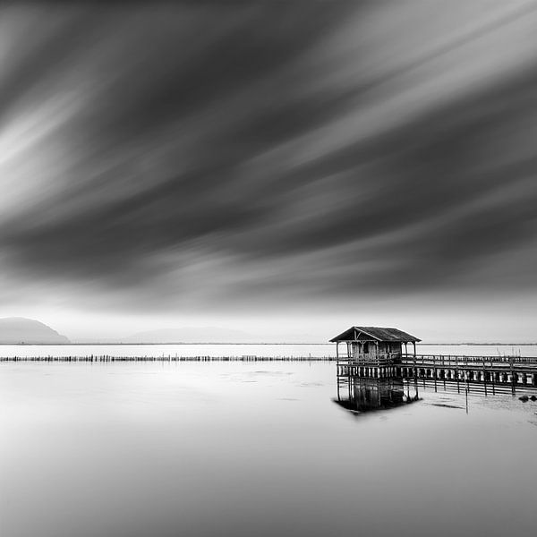 La cabane du pêcheur par George Digalakis