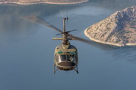 Greek Agusta-Bell AB205 helicopter. by Jaap van den Berg