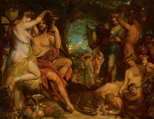 Een bacchanaal feest, William Etty
