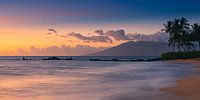 Zonsondergang Poolenalena, Maui, Hawaii van Henk Meijer Photography thumbnail