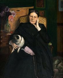 Jacques-Emile Blanche – Portrait of Madame Emile Blanche (1890)