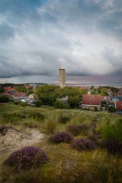 Heather and the Brandaris under a beautiful cloudscape by KB Design & Photography (Karen Brouwer)